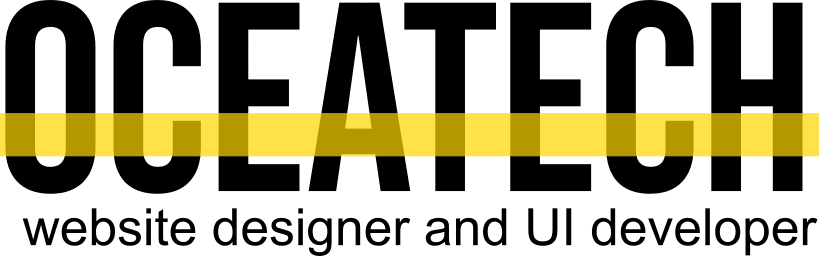 Our Logo Design with tagline service -oceatech logo