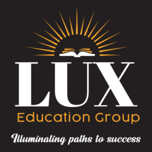 Lux Education Logo with Tagline