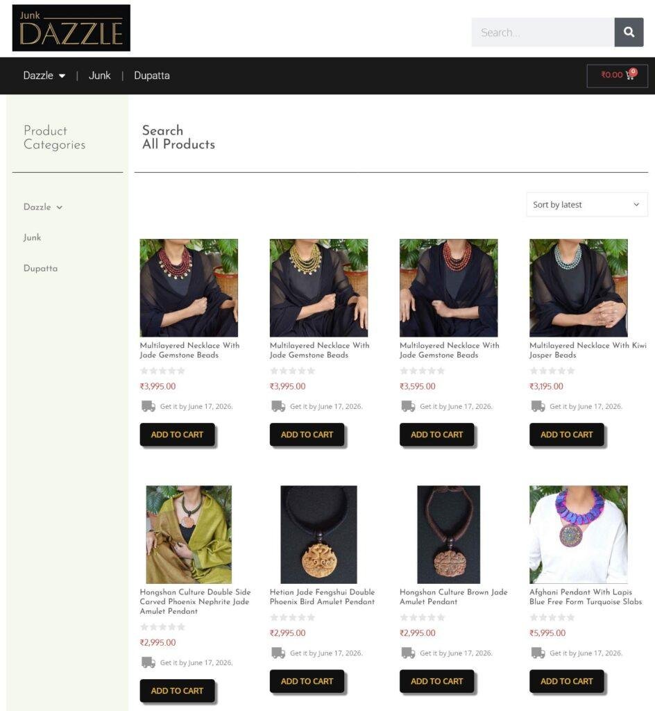 Shop Junk Dazzle
